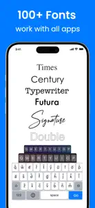 Fonts for iPhones - Cool Fonts screenshot #1 for iPhone