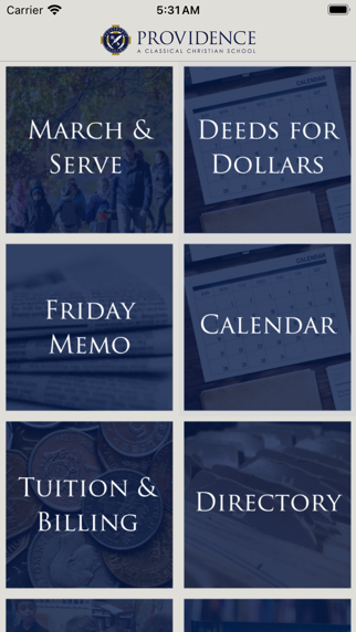 Providence Family App Screenshot