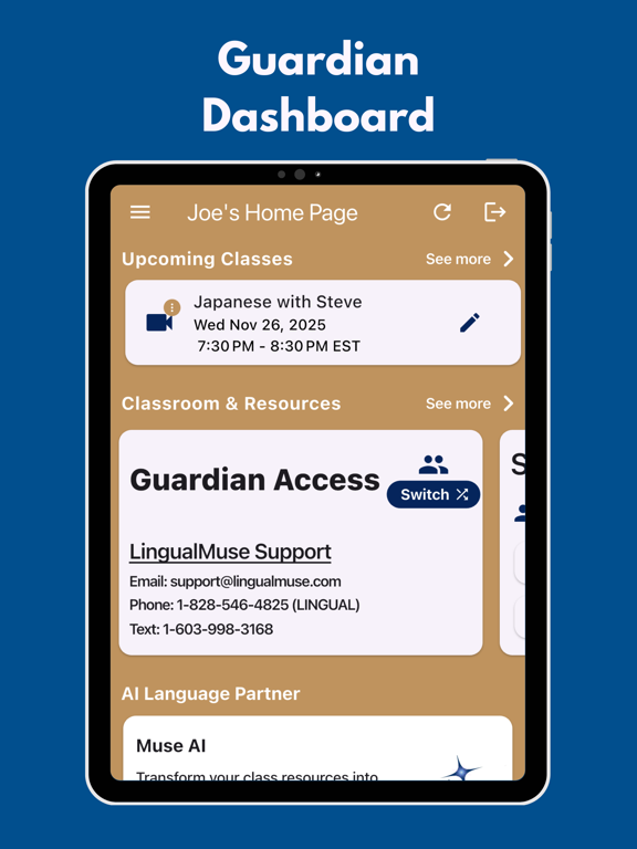 LingualMuse iPad screenshot 5 - Education app