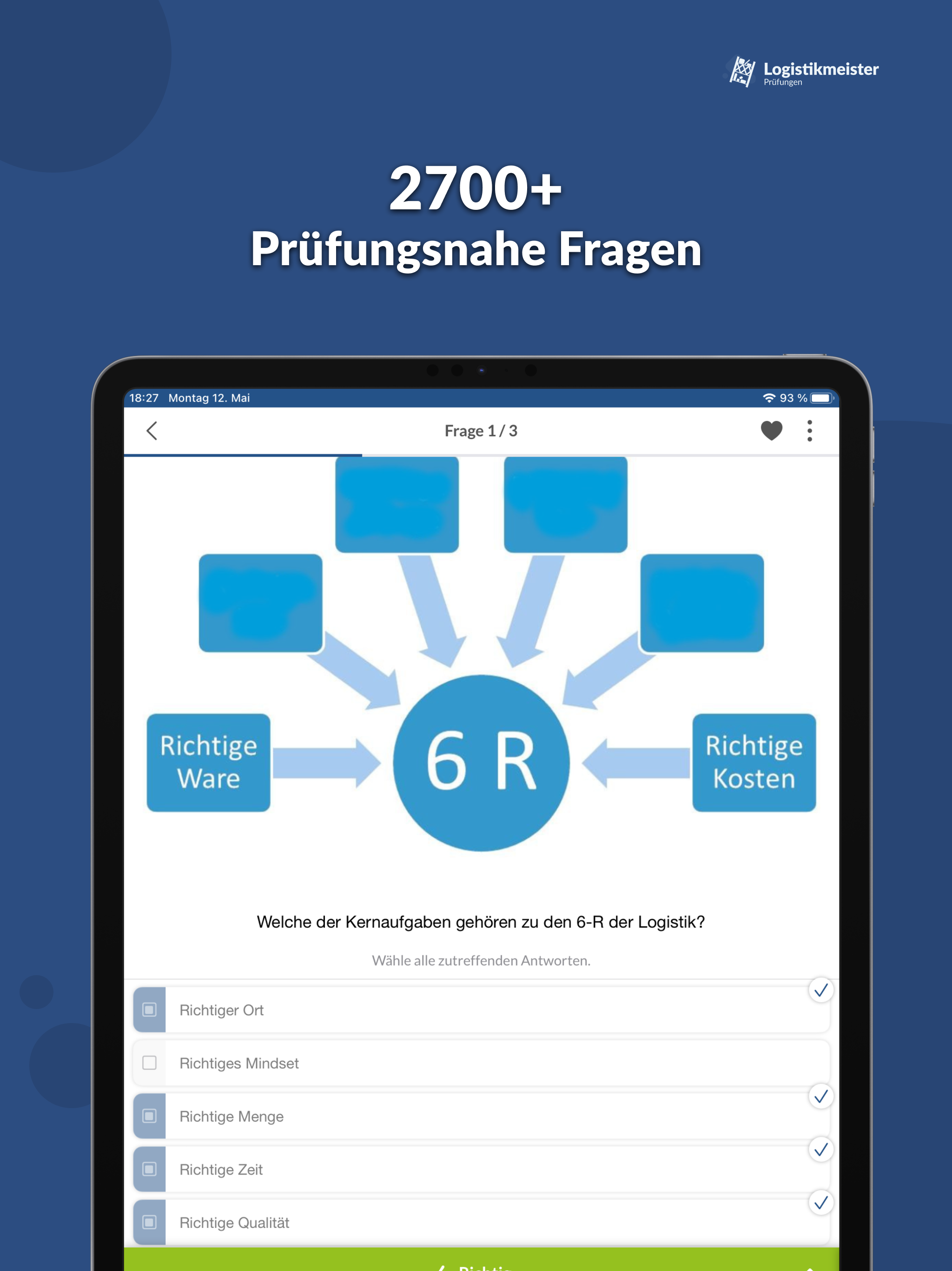 Logistikmeister Prüfungen