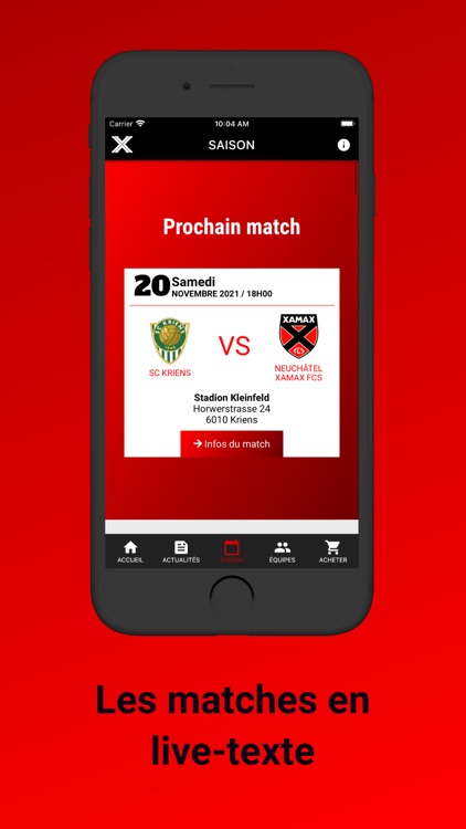 Neuchatel Xamax FCS - OFFICIEL screenshot-4