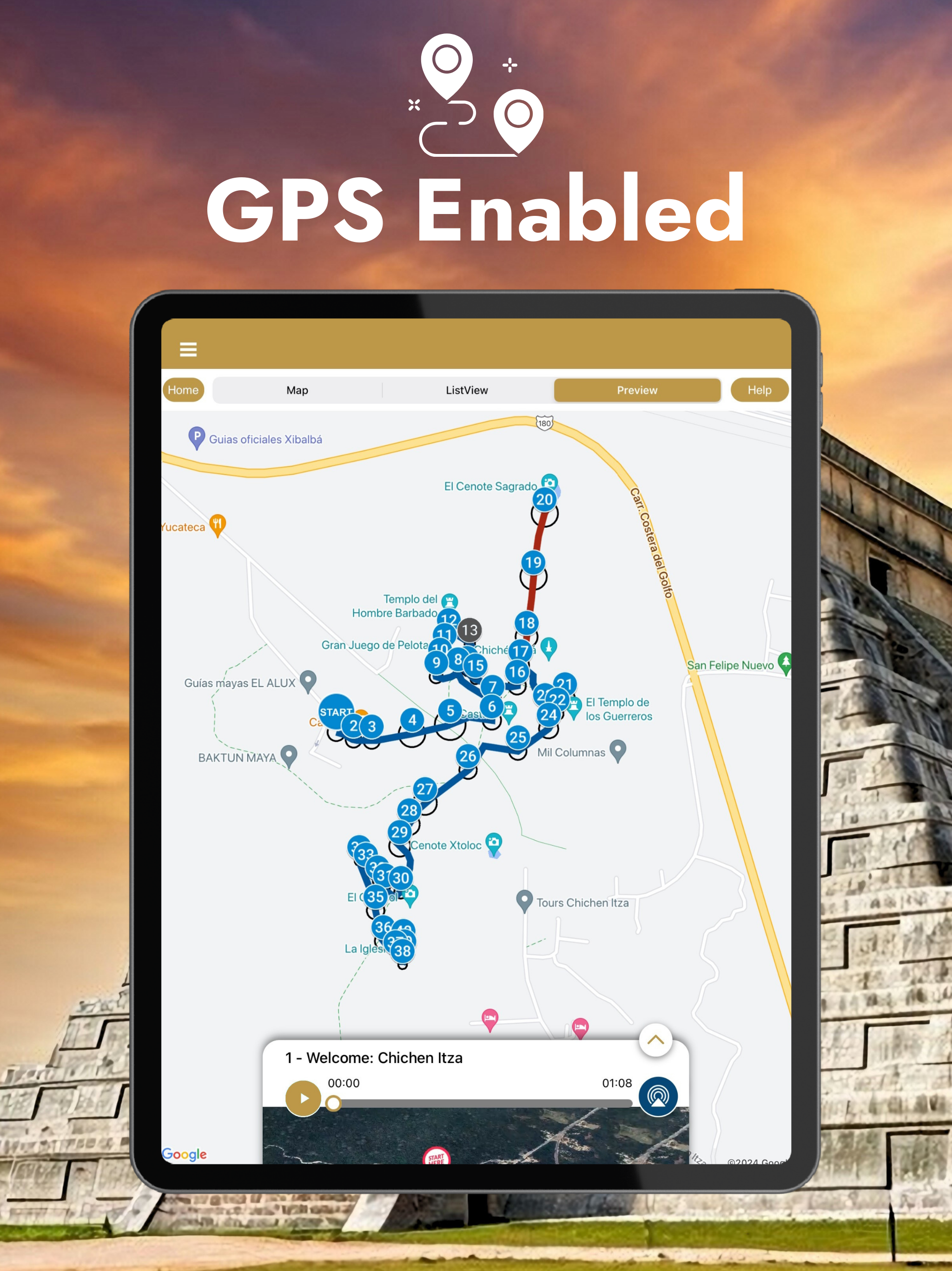 Chichen Itza: GPS Audio Guide screenshot 10