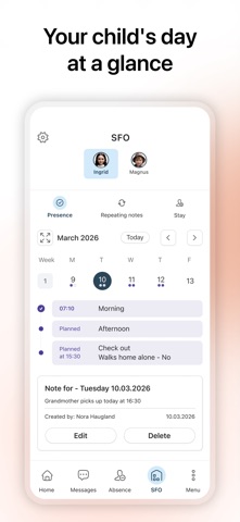 Flyt Foresatt App Store preview screenshot 5