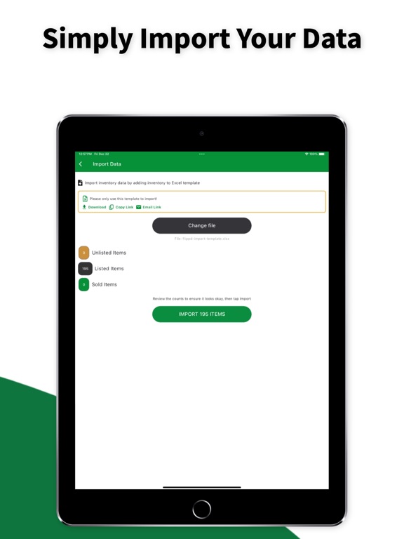 Flippd - Resellers, Inventory iPad screenshot 8 - Business app