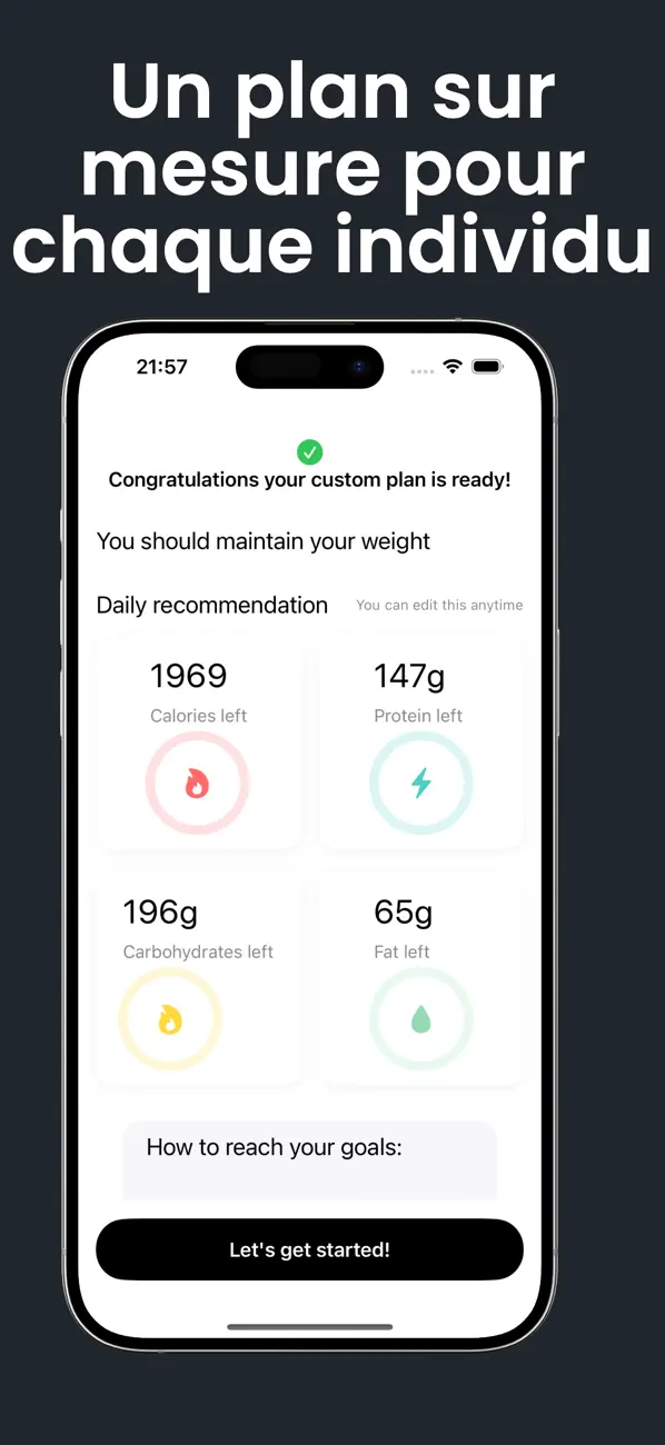 Screenshot #2 pour AI Food Calorie Tracker