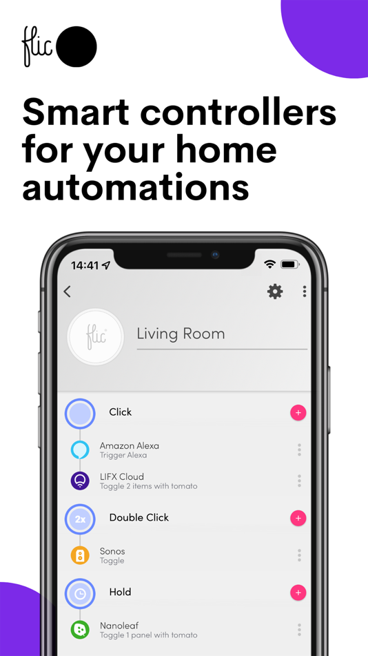 #1. Flic App (iOS) Podle: Shortcut Labs