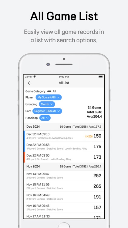 BowlingScore - Easy Record screenshot-9