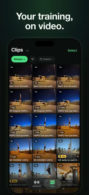 Levr - Calisthenics Tracker screenshot 3
