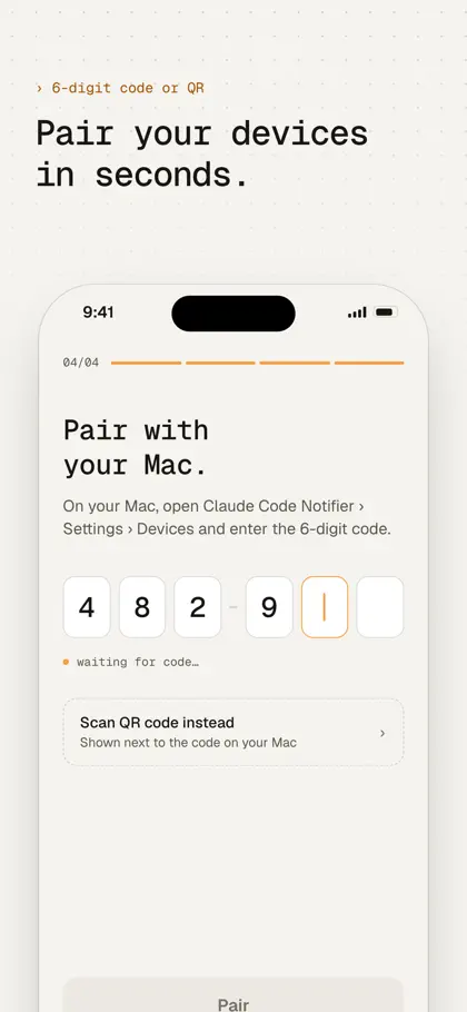 Captura de tela 4 de 5 de Claude Code Notifier Companion