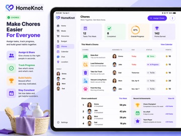 HomeKnot – Family Organizer iPad screenshot