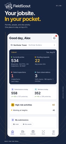 FieldScout: Jobsite & Safety screenshot 1