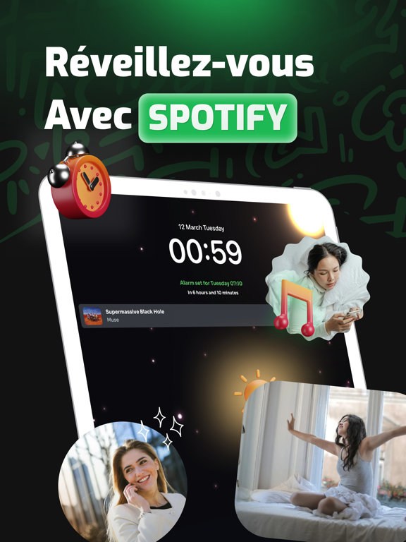 Screenshot #4 pour Réveil & Sonnerie pour Spotify