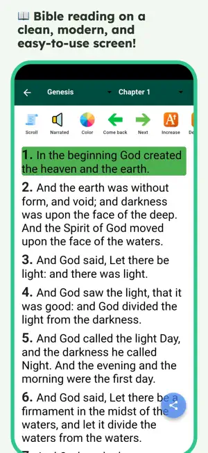 Giant Print Bible screenshot 2