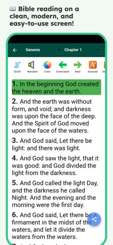 Giant Print Bible iPhone screenshot