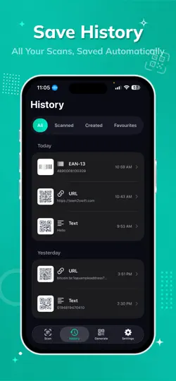 Скриншот QR Scanner - Barcode Scan на iPhone 3