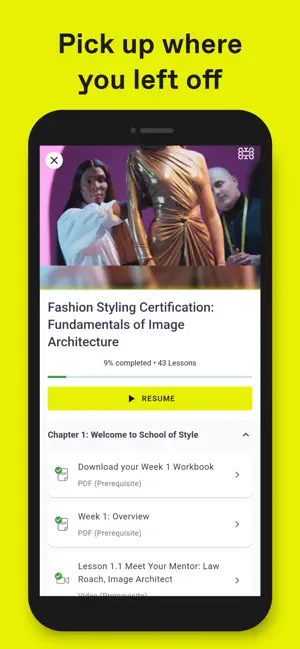 School of Style Courses screenshot 1