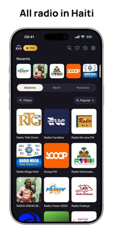 Radio Haiti Live Online FM AM iPhone screenshot
