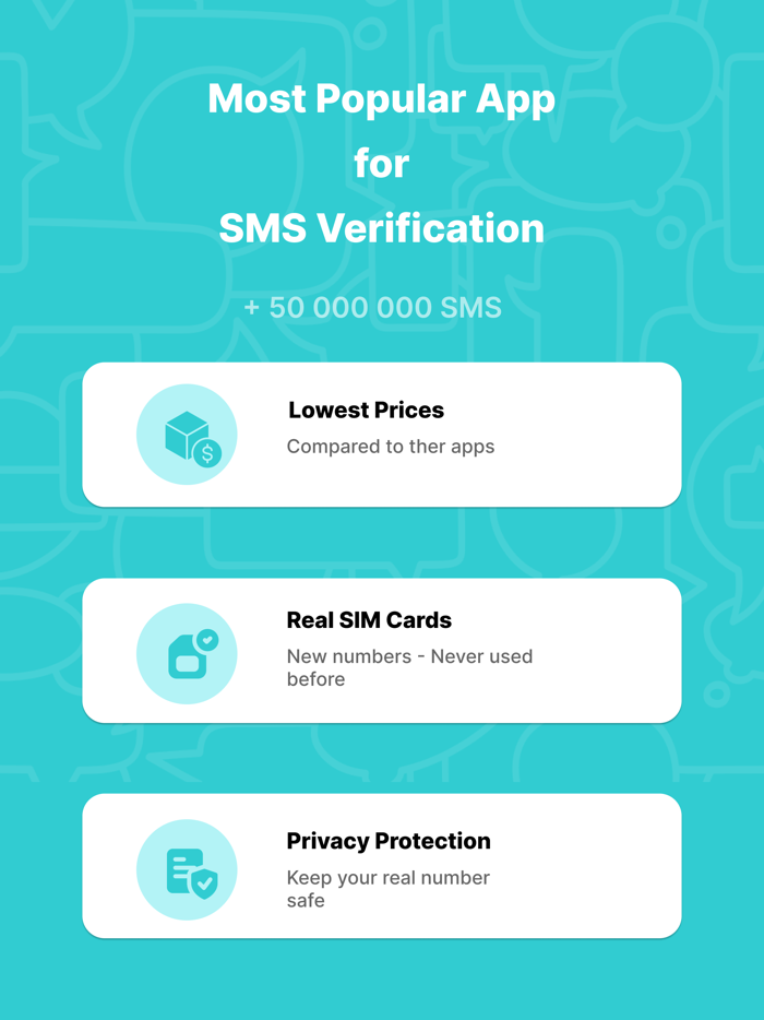 SimCode - Virtual Number SMS