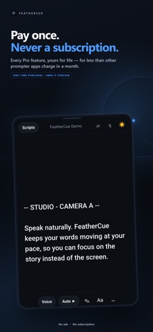 FeatherCue: Teleprompter Screenshot 1 of 5