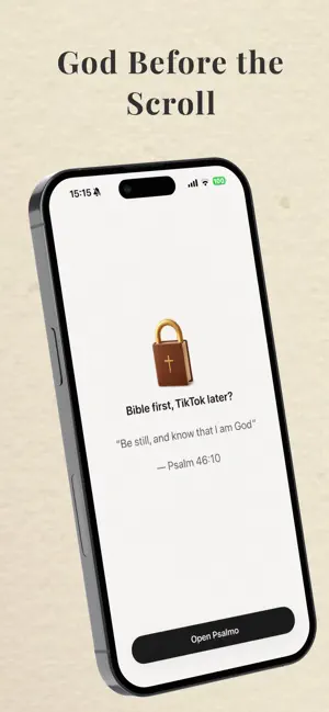 Psalmo: Daily Bible Verse Lock screenshot 1