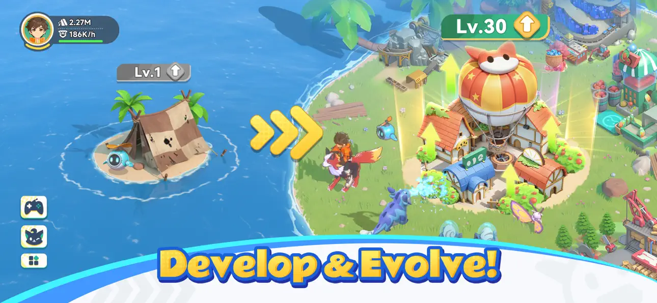 Catch & Build: Lands of Pals iOS Mod IPA screenshot 4 - iOS game interface