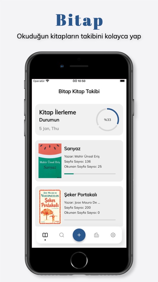 #1. Bitap - Book Reading Tracking (iOS) Podle: Halil Musubeli