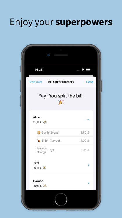 InstaSplit - Split the Bill! screenshot-4