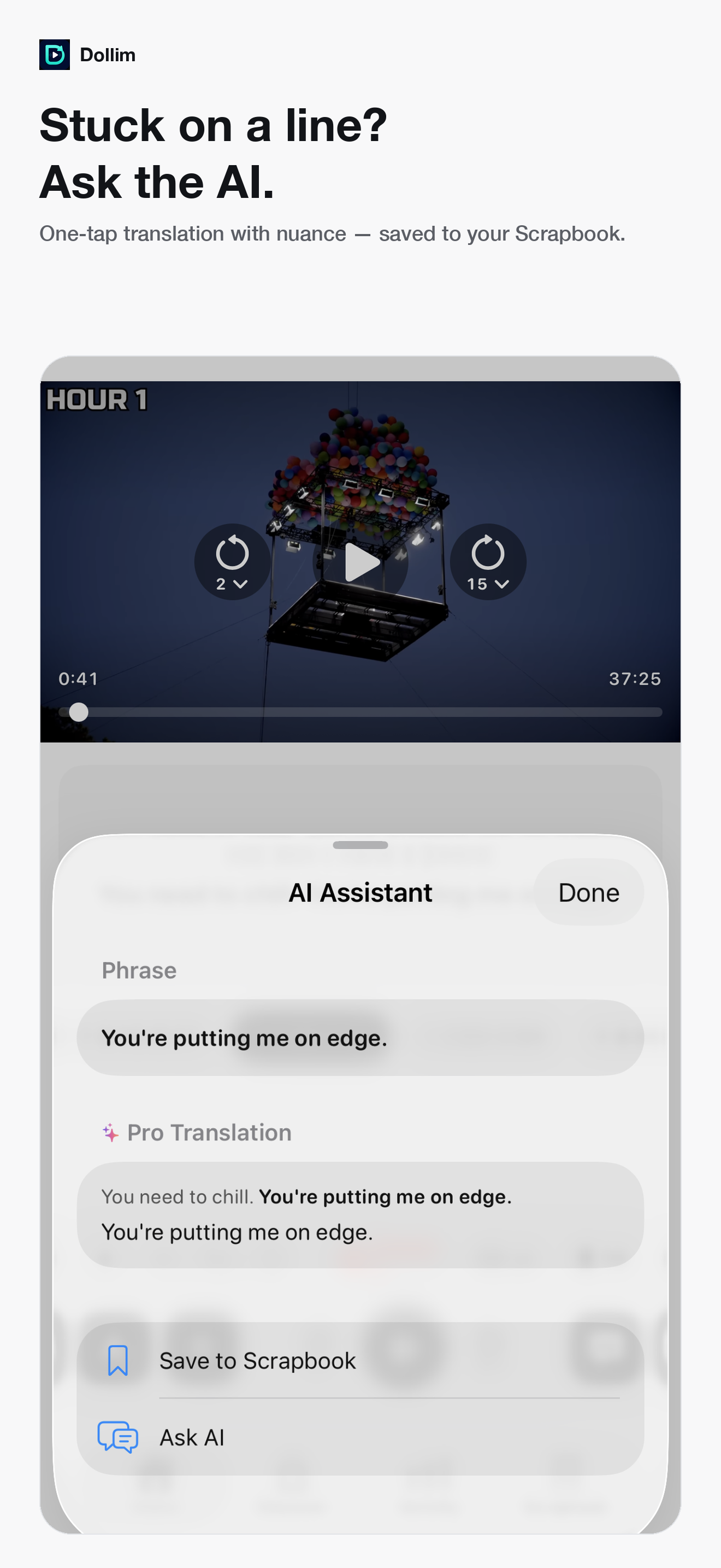 Dollim: English Shadowing screenshot 7