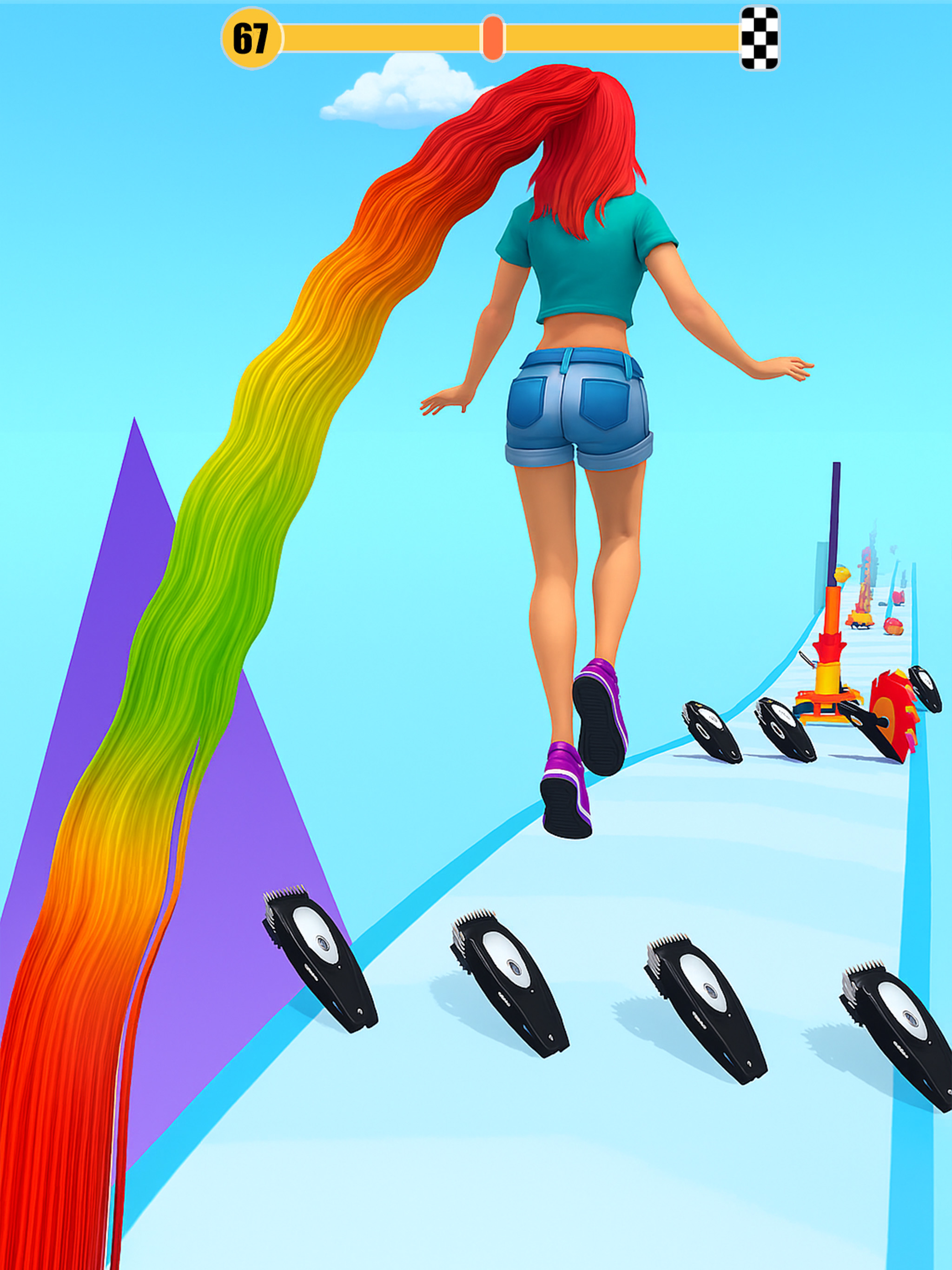 Rush Hair: Hair Challenge Game screenshot 6