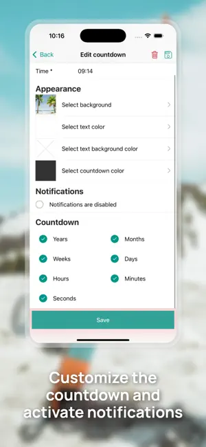 Countdown for Vacation/Holiday screenshot 3