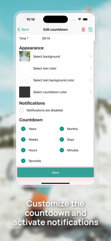 Countdown for Vacation/Holiday Screenshot 3 of 6