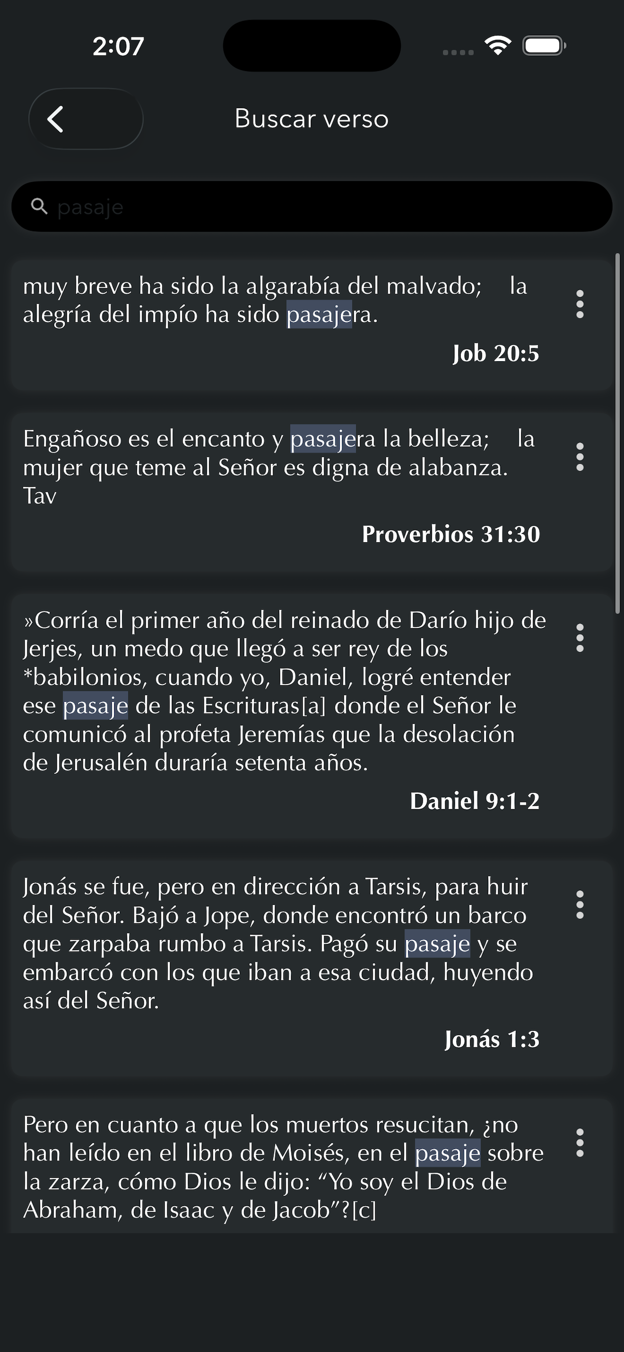 Santa Biblia en Español screenshot 8