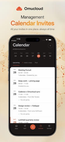 Omucloud: Business Email iPhone screenshot