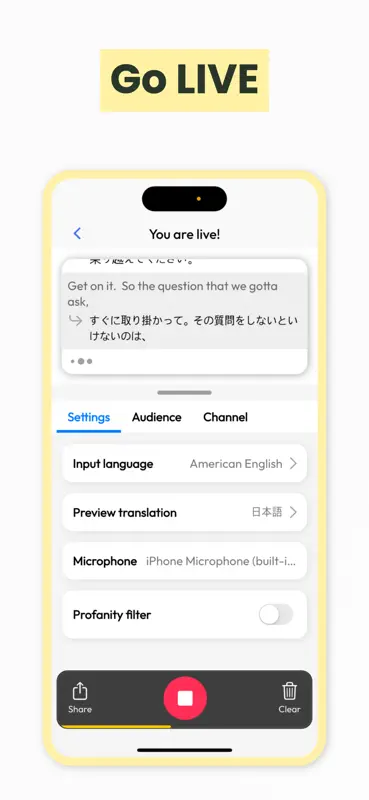 Live Voice: Hope Translator screenshot 5 of 8