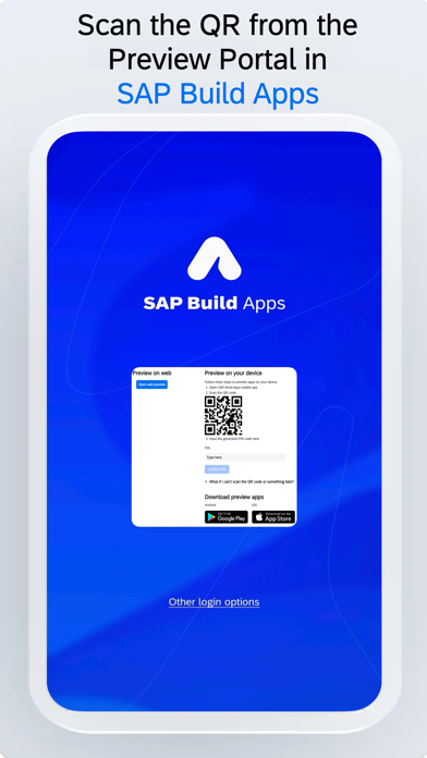 SAP Build Apps Preview iPhone screenshot 2