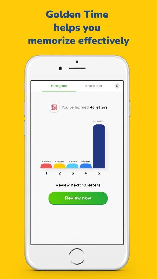 #2. MochiKana Learn Hiragana (iOS) 由: Anh Quach