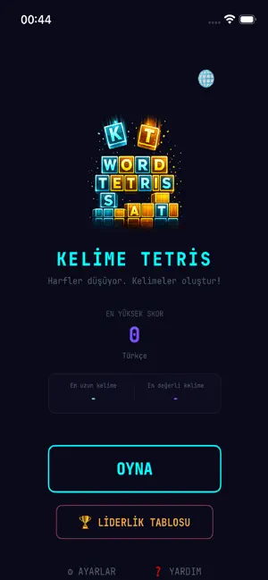 Kelime Tetris screenshot 3