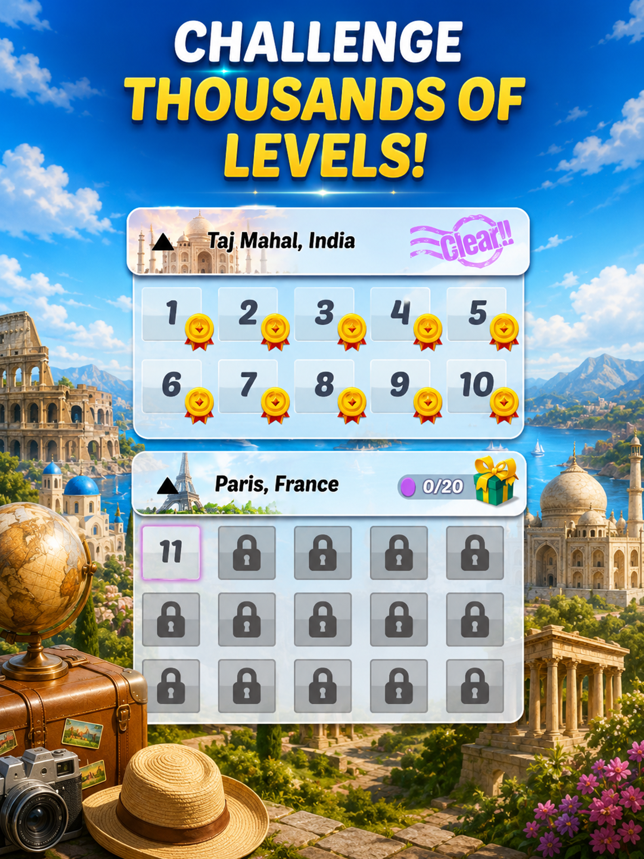 Solitaire Tripeaks:World Tour