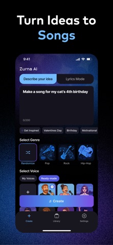 Zurna: AI Song & Music Maker screenshot