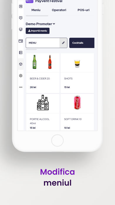 Payvent Organizer Screenshot