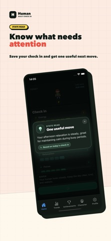 Human: Daily Check In Screenshot 4 of 8