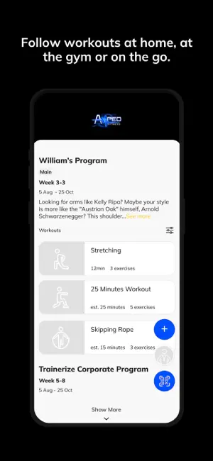 Amped Fitness screenshot 3