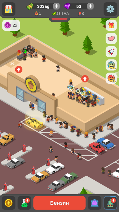 Idle Gas Station Tycoon iOS Mod IPA screenshot 6 - iOS game interface