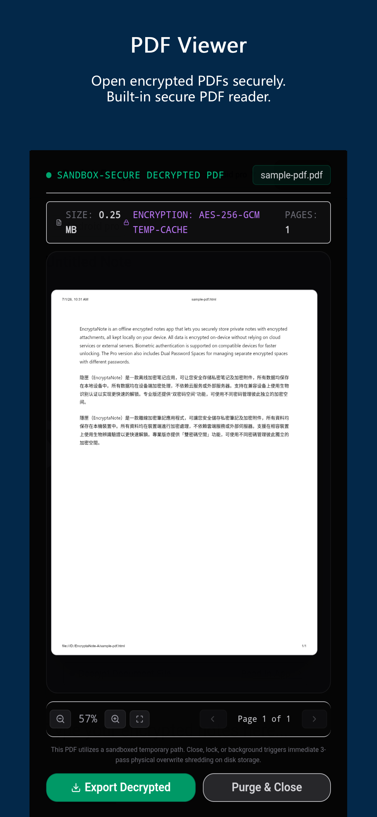 EncryptaNote screenshot 5
