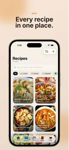MealFlow: Recipes & Meal Plan iPhone screenshot