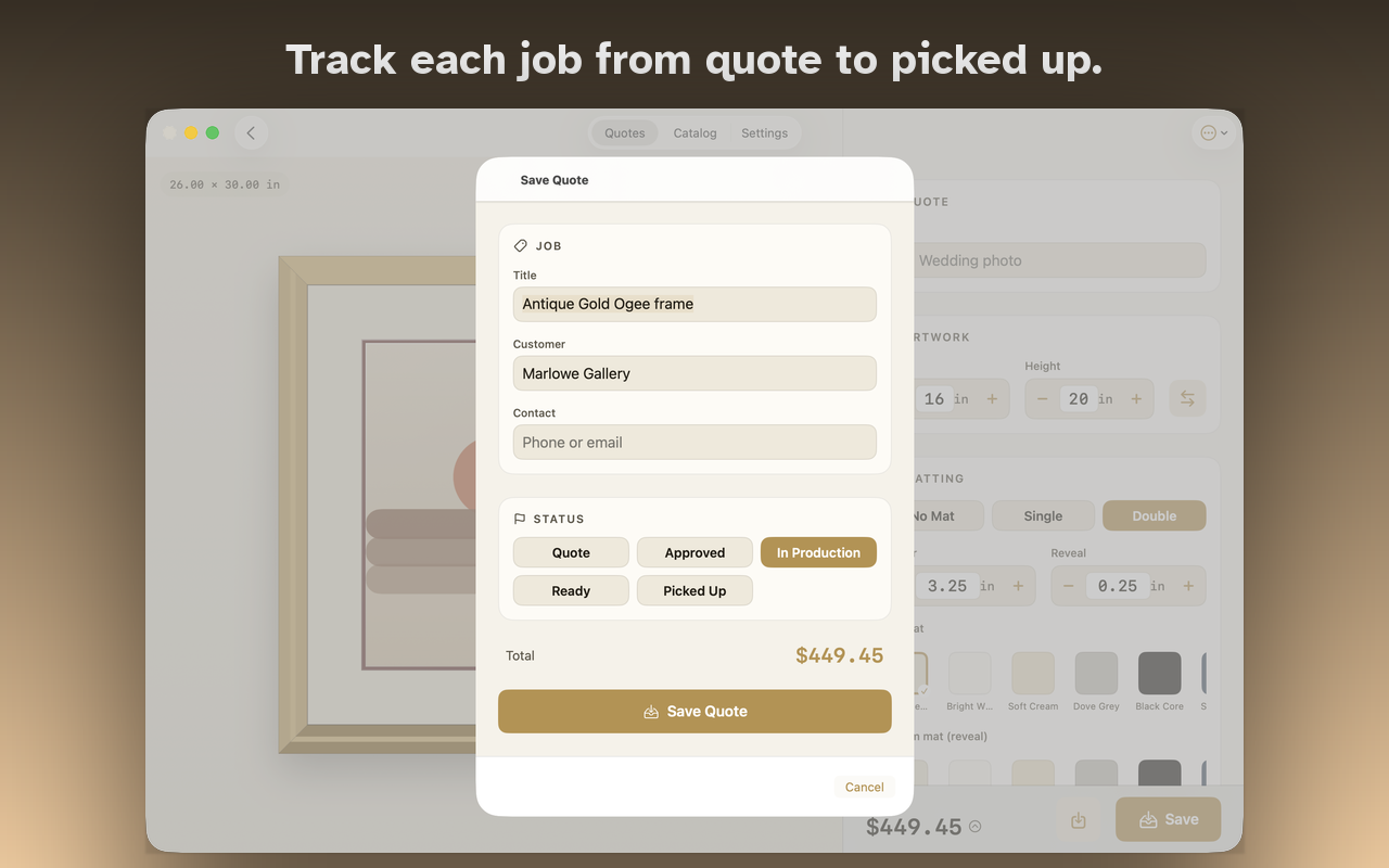 Mitre: Picture Framing Studio screenshot 25