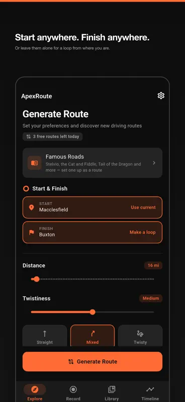 ApexRoute: Curvy Roads screenshot 3 of 7