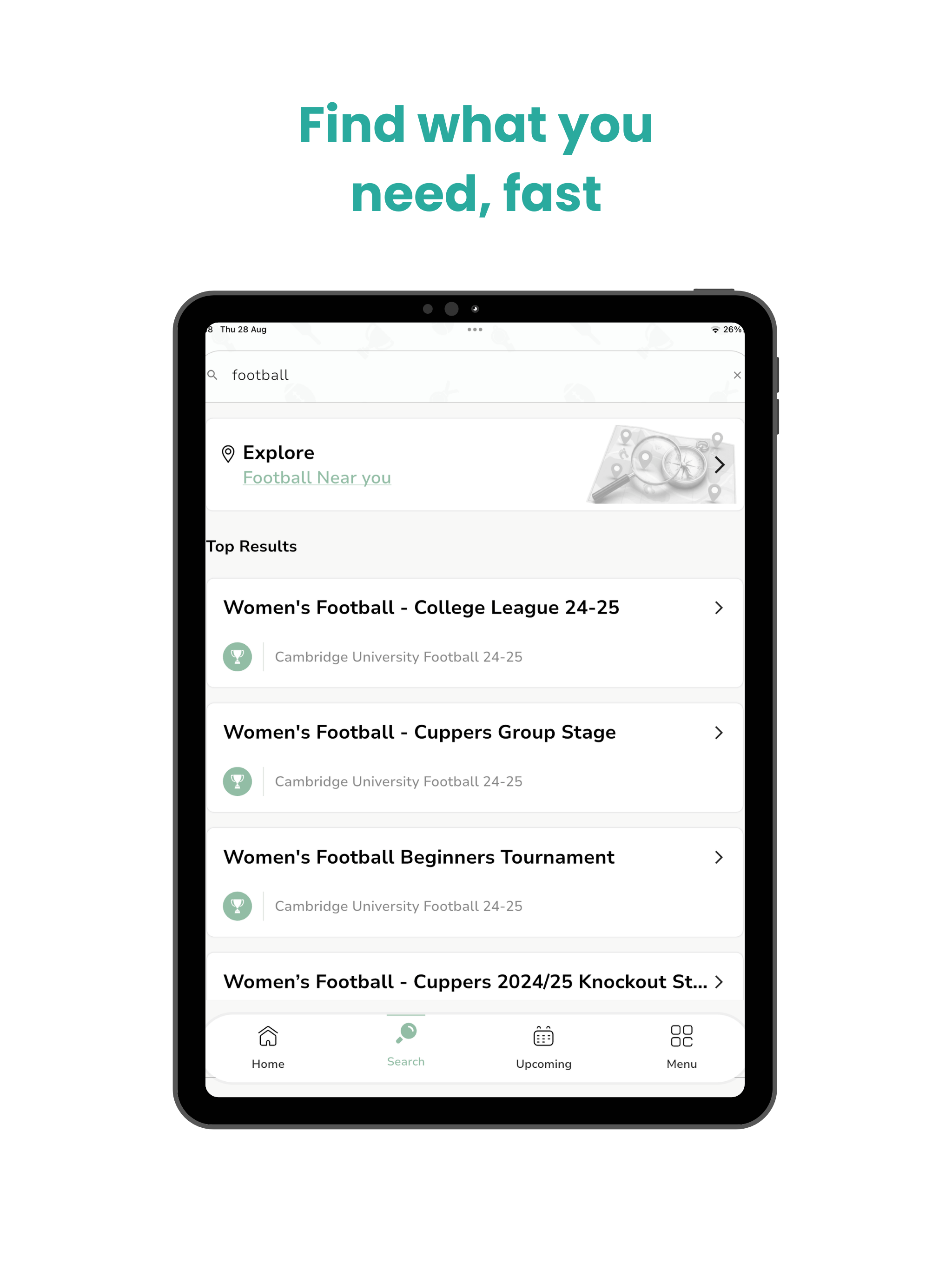 Cambridge University Leagues