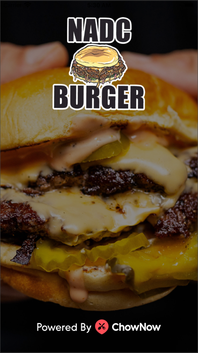 NADC Burger iPhone screenshot 1 - Food & Drink app
