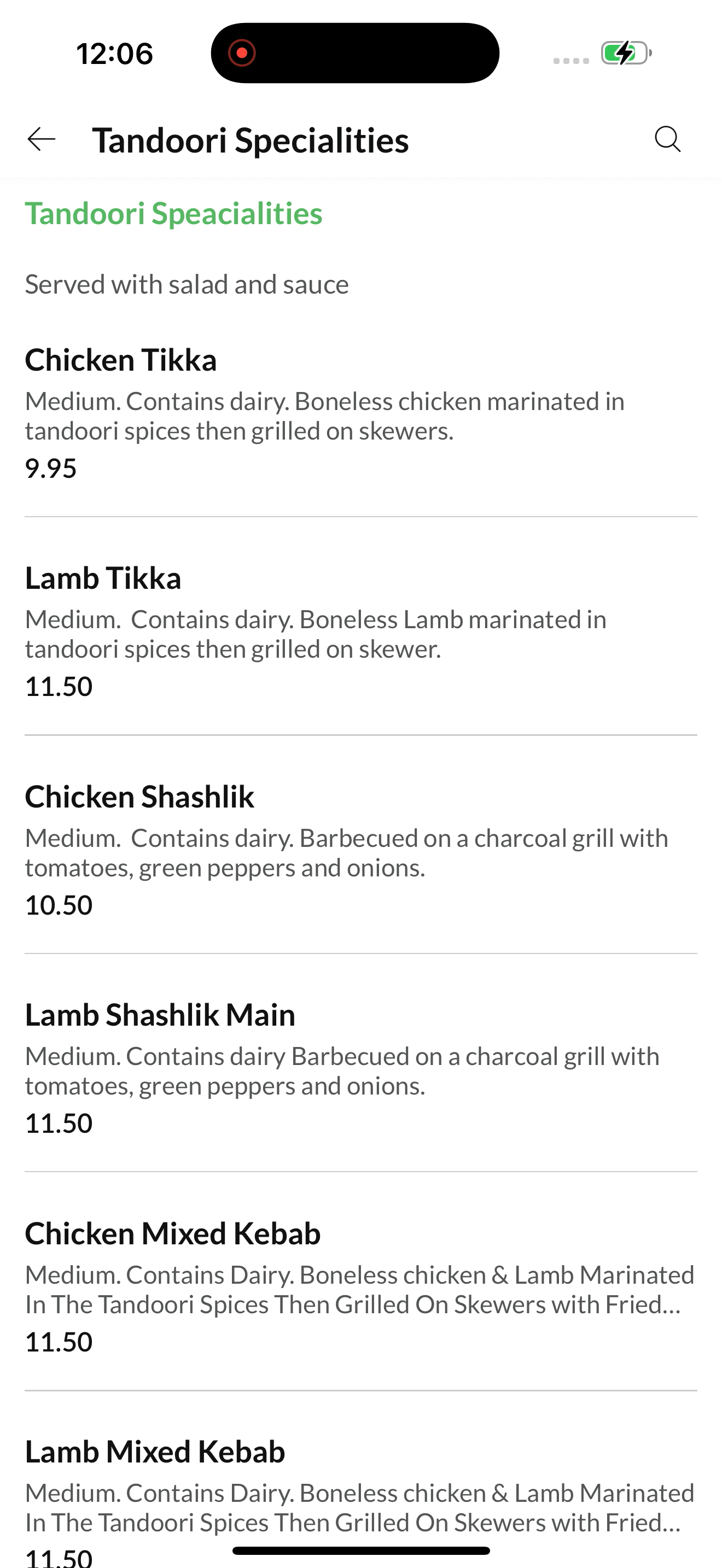 Mint Indian Takeaway. screenshot 3